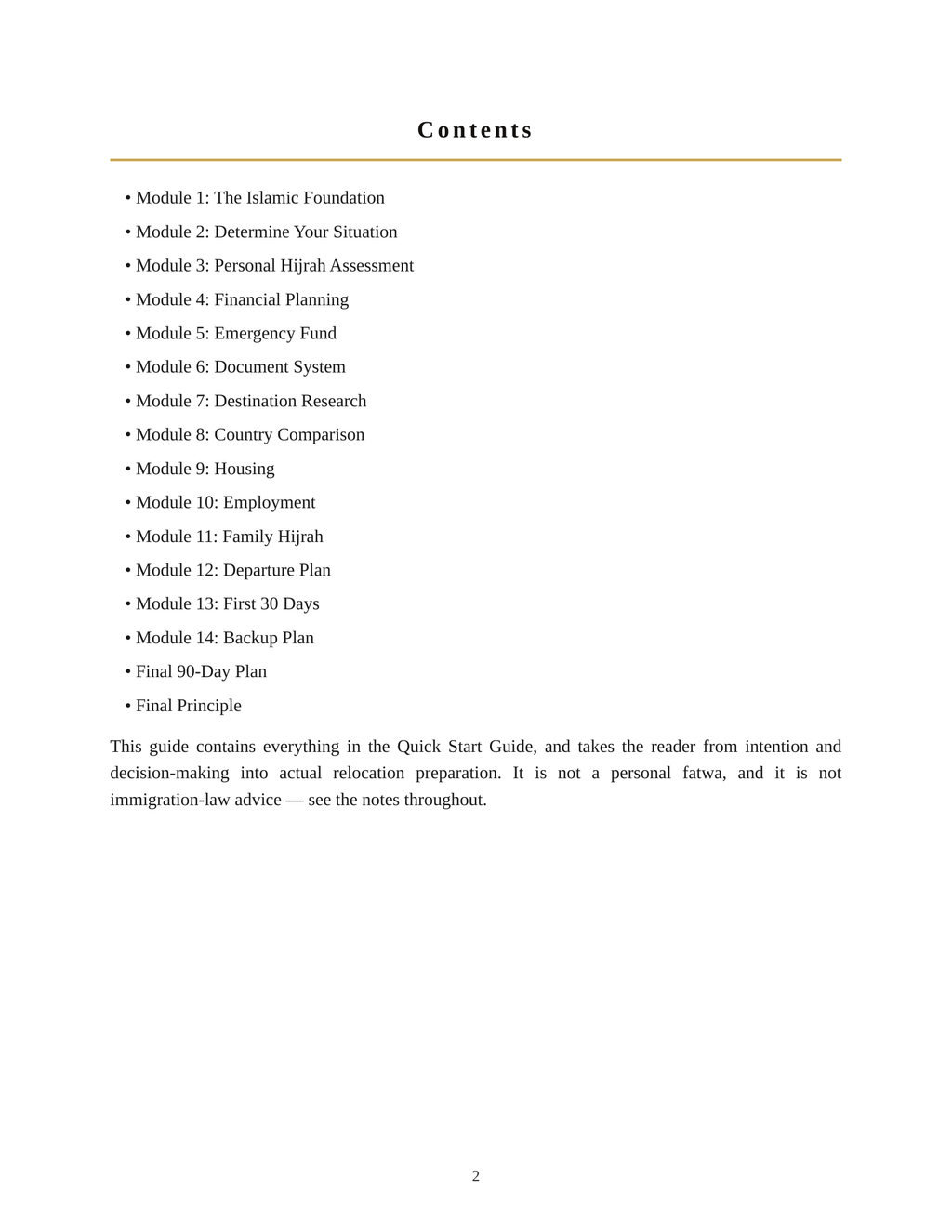 Hijrah Ready-To-Move Guide