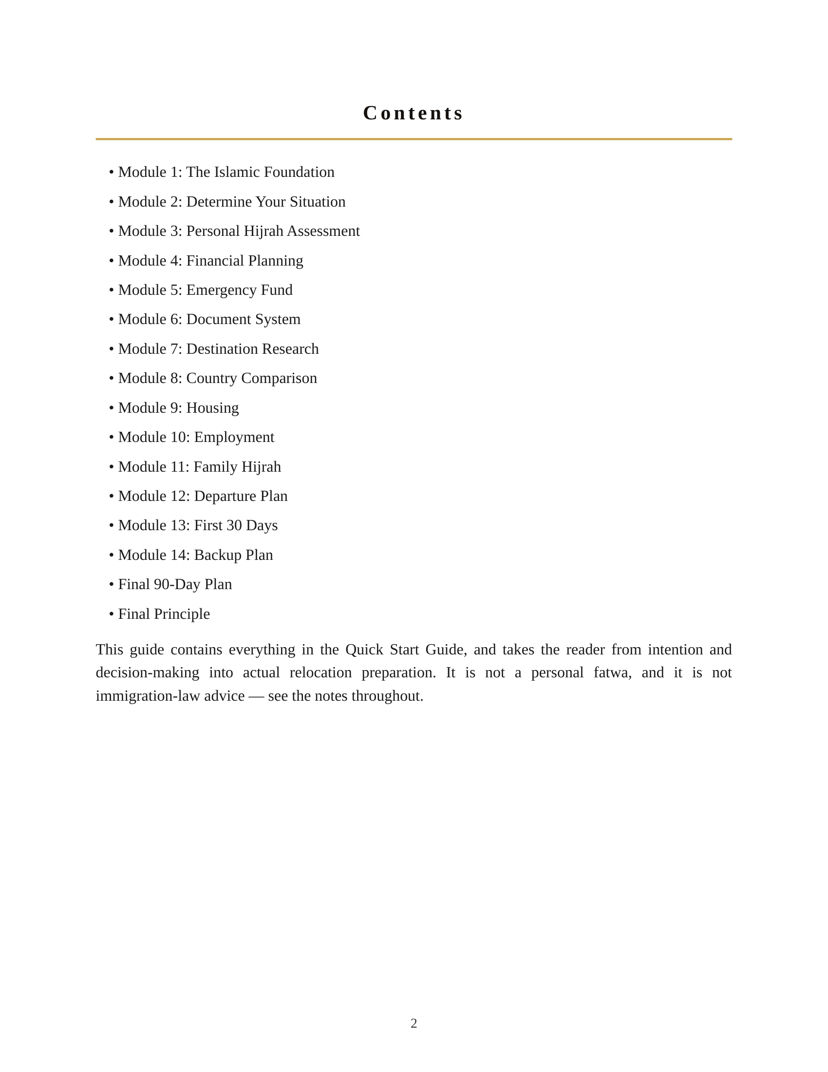 Hijrah Ready-To-Move Guide